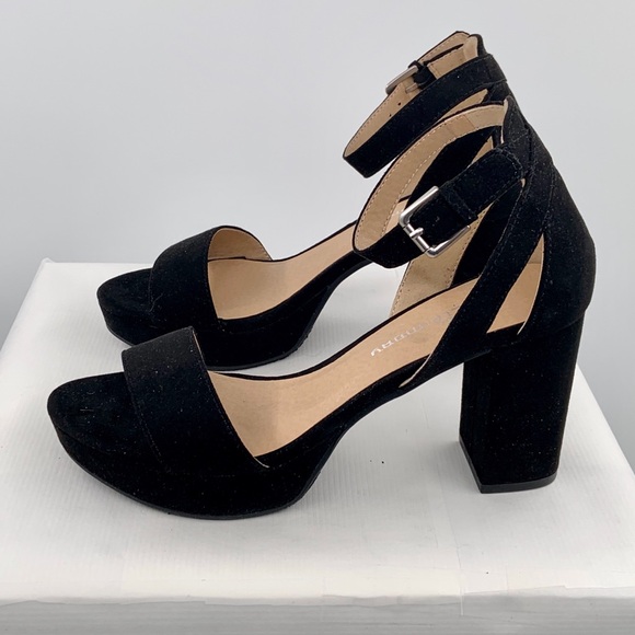 NWT CL by Chinese Laundry GO on 2 Women’s Black Dress Sandals Shoes - Picture 6 of 13